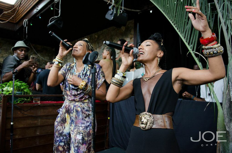 Les Nubians performing at the Dark & Lovely and Everyday People Brunch at DL in New York City on Saturday, September 21, 2014.